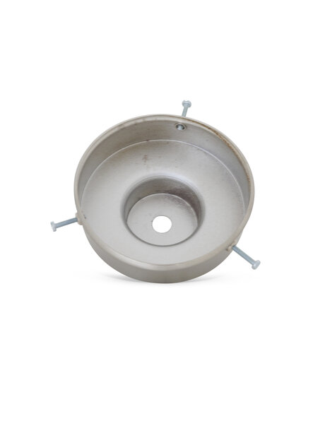 Matte silver shade holder stepped model, Gispen style