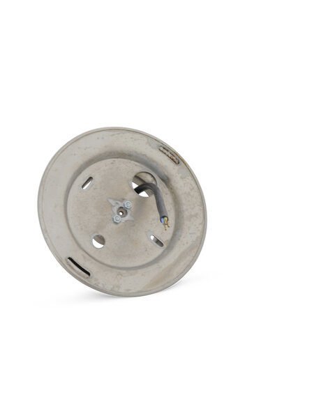 Plafonniere ring, mat nikkel, voor glas met opstaande rand, diameter: 8 cm