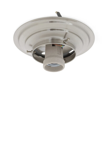 Ceiling Lamp Ring, Matt Nickel, 8.0 cm / 3.15 inch