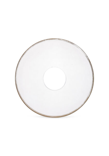 Glass Bobeche With Gold Rim