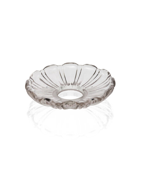 Glazen schaaltje, bloem, luster glas