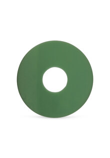 Green Glass Bobeche Ø 8 cm (3.1")