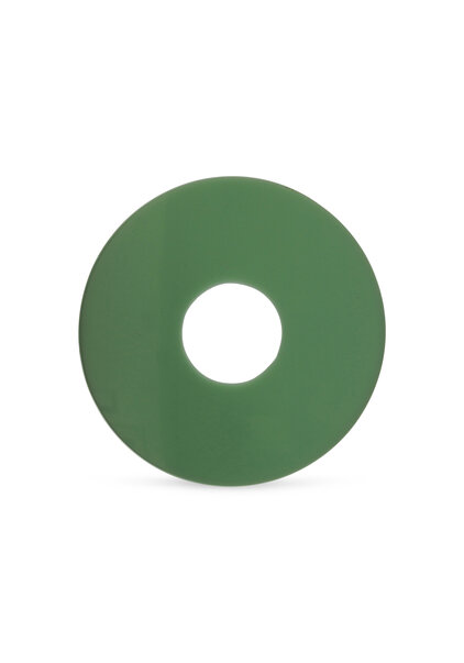 Green Glass Bobeche Ø 8 cm (3.1")