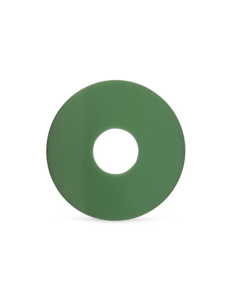 Bobeche groen glas jaren 30