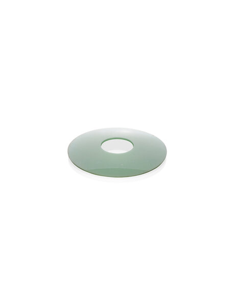 Bobeche groen glas jaren 30