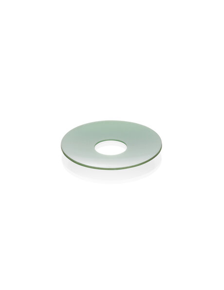 Bobeche groen glas jaren 30