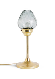 Unique Table Lamp with Bubble Shade