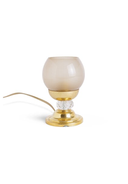 Chique Jaren 40 Tafellampje met Rookglas