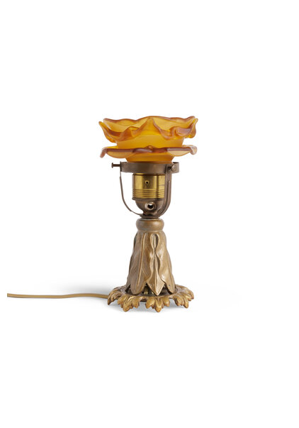 Artistiek Tafellampje Met Organische Bloemvorm, Jaren 30