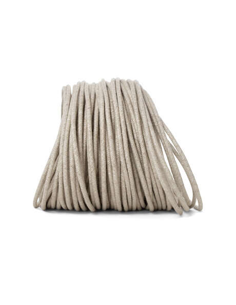Electrical cord for lamps, round model, jute, 3 core