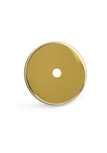 Shiny Gold Cover plate, Colored 6.2 cm (Ø 2.44")
