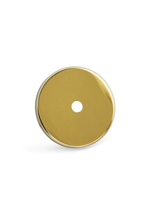 Glimmende Afdekplaat, Goudkleurig 5.2 cm