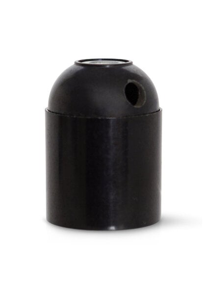 Fitting E27, Fitting with Side-entry, Black