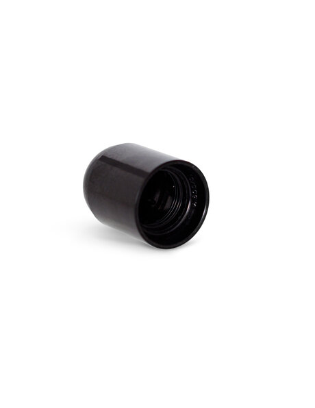 E27 fitting, black plastic fitting with side-entry