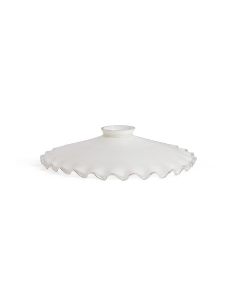 Witte glazen kap, industrieel model