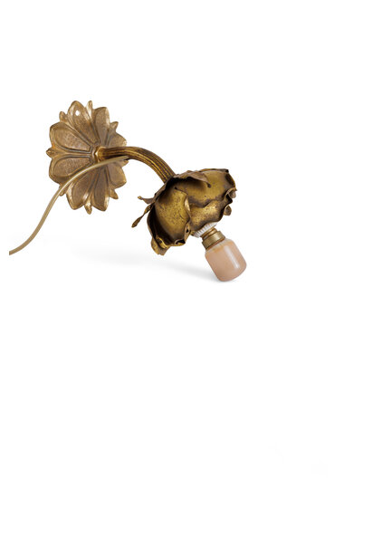 Floral Copper Wall Fixture