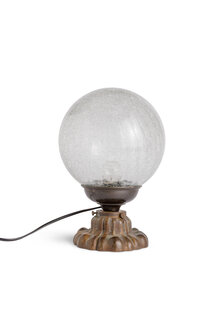 Classic Crackled Glass Table Lamp