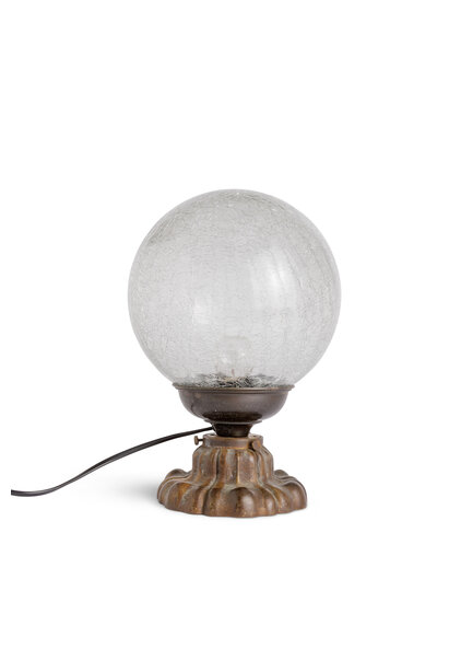 Classic Crackled Glass Table Lamp