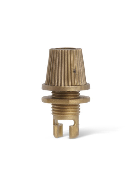 Cord Strain Relief, Brown-Gold, Conical, M10x1