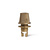 Strain relief (cord grip) , brown-gold plastic, M10x1 external thread