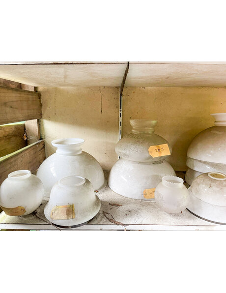Oil lampshade, lamp glasses, vintage lampshades