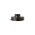 Dark brass shade holder with 3 screws for glass