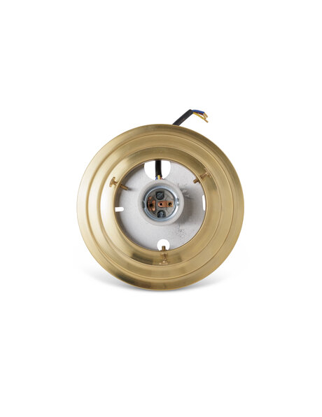 Ceiling fixture, gold copper, with 8 cm / 3.15 inch handle
