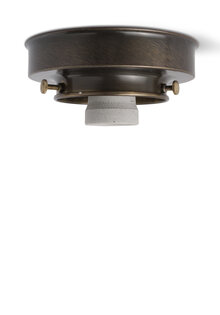 Ceiling Lamp Ring, Patinated Copper, 8.0 cm / 3.15 inch