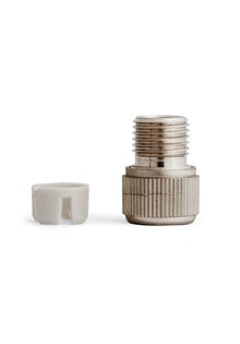 Strain Relief for Lamp Cord, Shiny Nickel