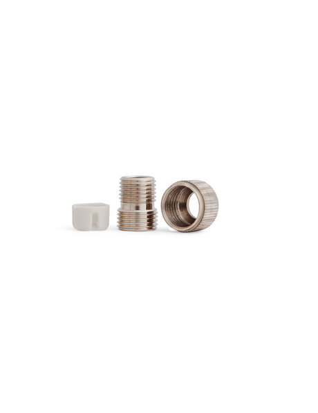 Cord grip, shiny silver colour, M10x1 thread