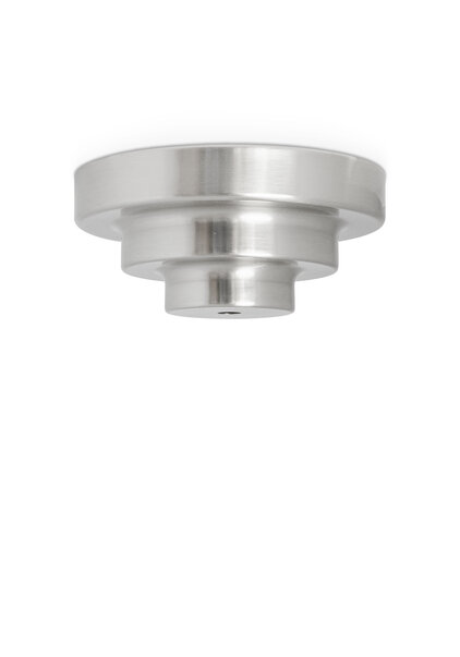 Stylish Ceiling Cap, Matt Nickel, 13.5 cm