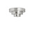 Stepped ceiling rose, material: matt nickel