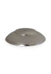 Lamp Glass Cover Plate, Silver Shiny, 19 cm (7.5 inch)