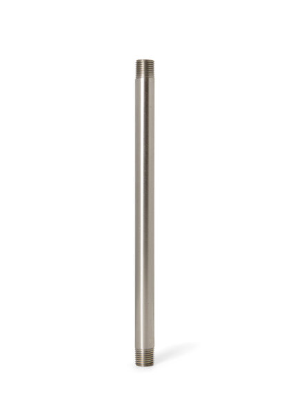 Pipe, 15 cm (6"), M10x1, Shiny Chroom