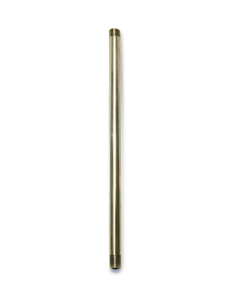 Chroom stang, hol, 15 cm lang en 1.3 cm diameter
