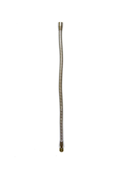 Bendable Pipe, Chrome, 25 cm (10") Long, M10x1