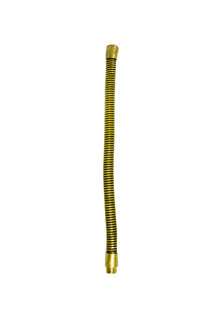 Thick Flexible Tube, Brass, 15 cm (5.9"), M10x1 thread