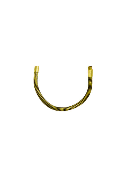 Extra stevige buigbare messing buis 15 cm, M10x1
