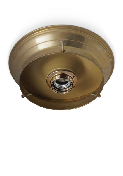 Lamp Ceiling Ring, Gold Brass, 15 cm Grip