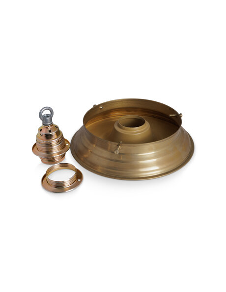 Ceiling lamp ring, gold brass, lamp glasses with raised edge, max diameter of 15  cm