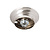 Plafonniere ring, zilverkleurig, max. diam. rand glas 12.4 cm