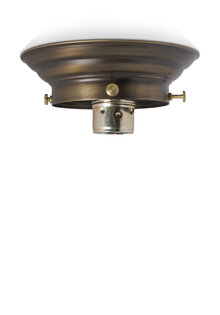 Lamp Ceiling Ring, Burnished Brass, 10.0 cm / 3.94 inch