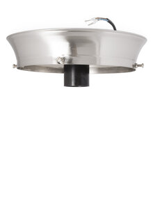 Ceiling Lamp Ring, Matte Silver, 18 cm