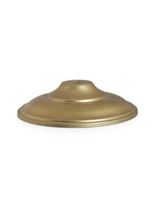 Afdekplaat, Goud Messing, 13.5 cm