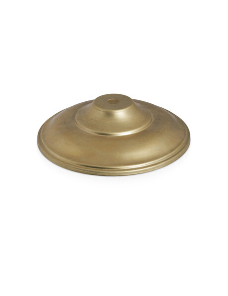 Afdekplaat voor lampglas, goud kleurig