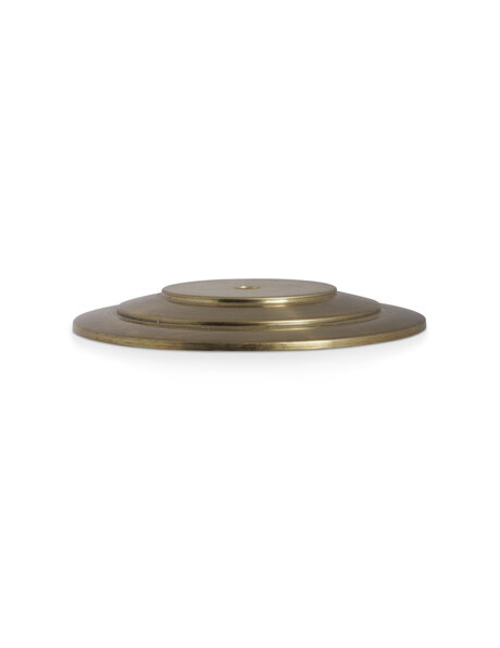 Messing afdekplaat, 14.2 cm diameter