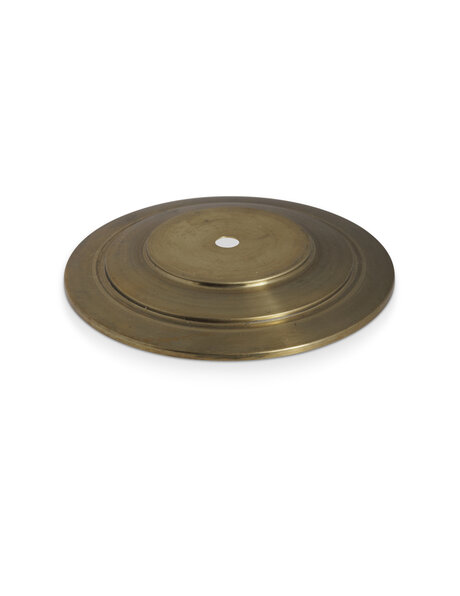 Messing afdekplaat, 14.2 cm diameter