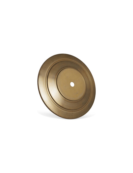 Brass cover plate, 14.2 cm diameter