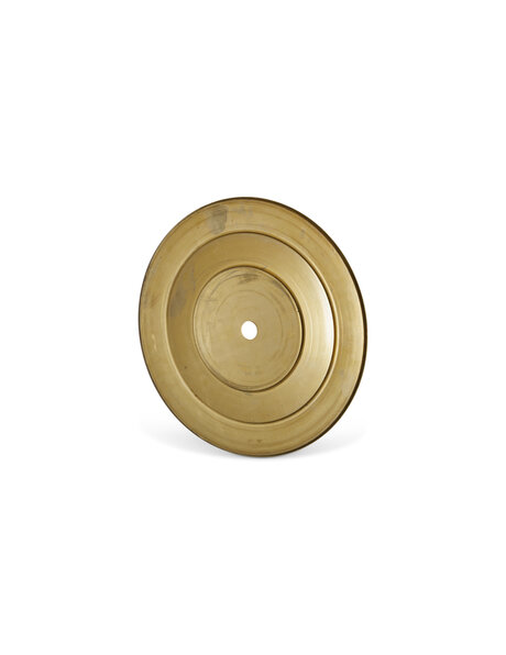 Brass cover plate, 14.2 cm diameter