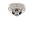 Ceiling Lamp Ring, Polished Nickel, Lamp Glass with Raised Edge with a Diameter of 10 cm